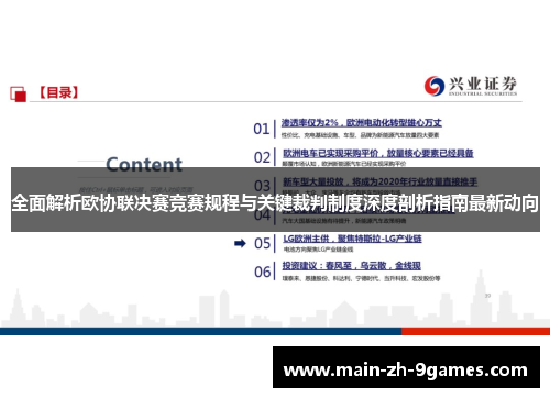 全面解析欧协联决赛竞赛规程与关键裁判制度深度剖析指南最新动向 全面解析欧协联决赛竞赛规程与关键裁判制度深度剖析指南最新动向