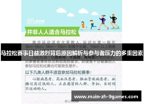 马拉松赛事日益激烈背后原因解析与参与者压力的多重因素