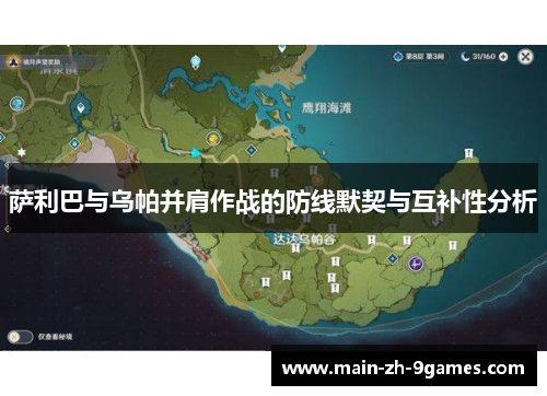 萨利巴与乌帕并肩作战的防线默契与互补性分析